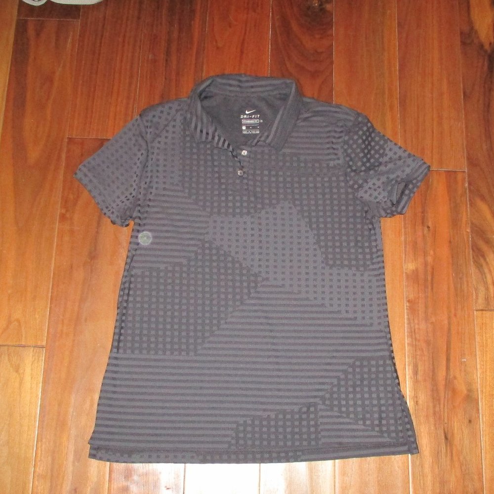 NIKE Dri-FIT UV Ace Women’s Gray Golf Polo